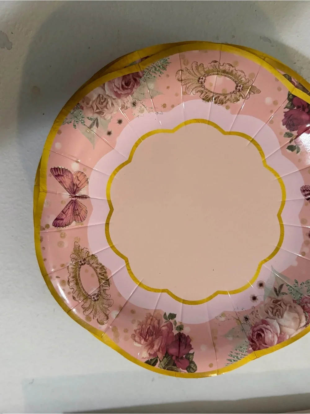 Pink & Gold Alice In ONEderland Birthday Tea Party Supplies